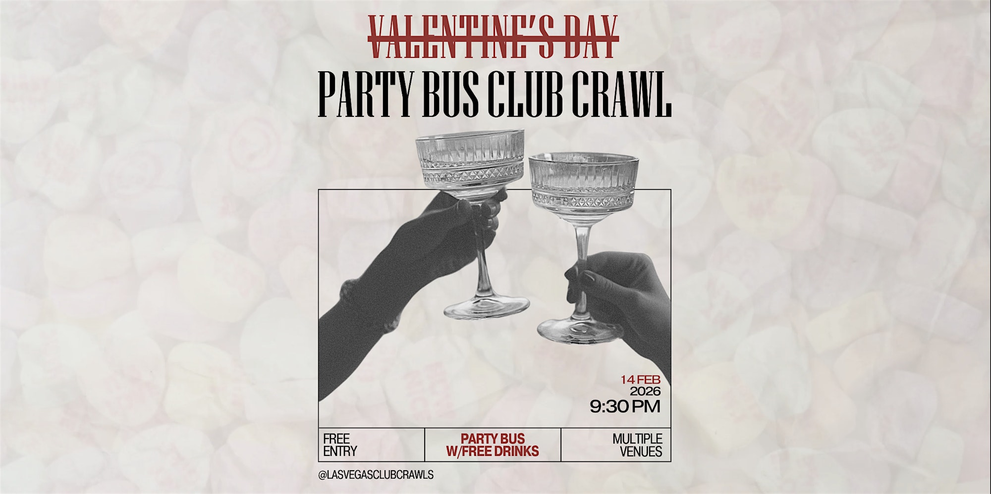Valentine's Day Las Vegas Party Bus Crawl 27