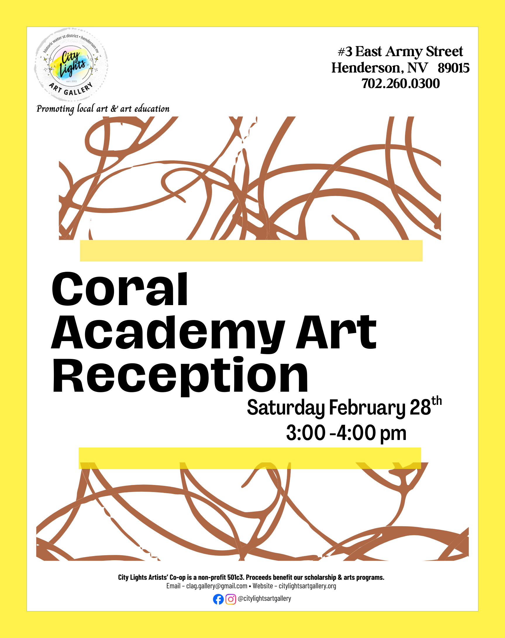 Coral Academy Art Receptoin 1