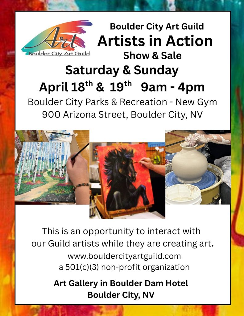 Boulder City Art Guild: Artists in Action 2