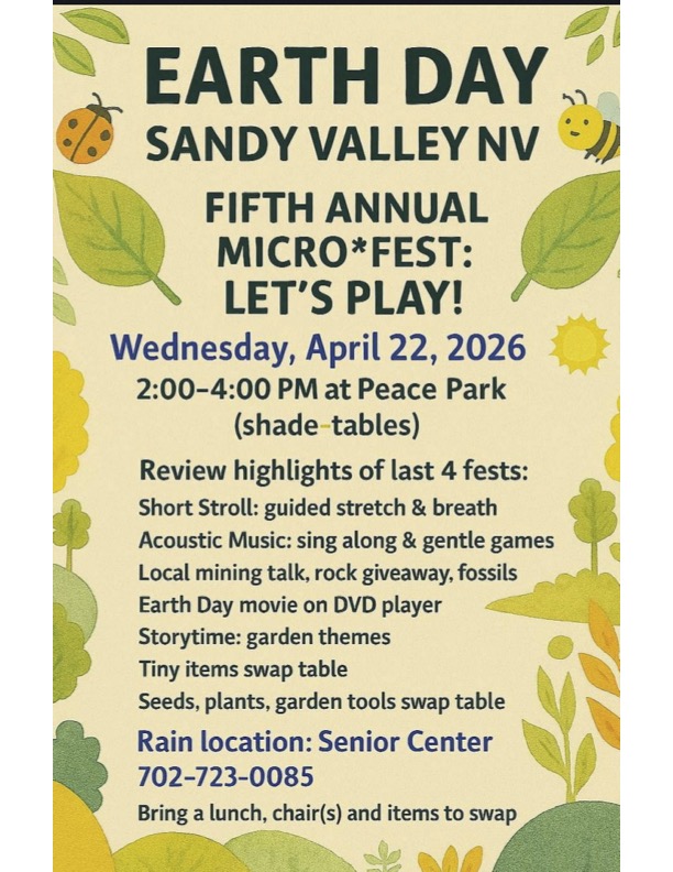Earth Day Sandy Valley 2026 1