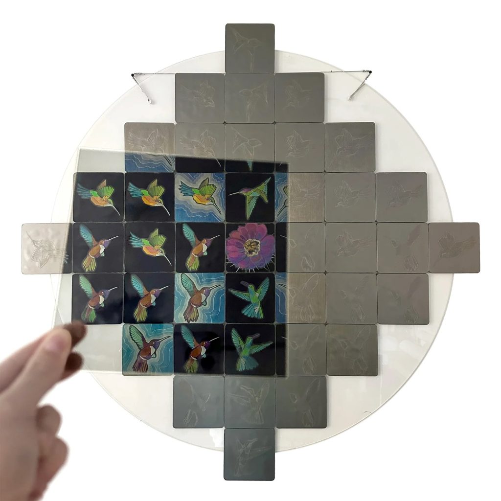 Three Generations of Polarized Light Art 2