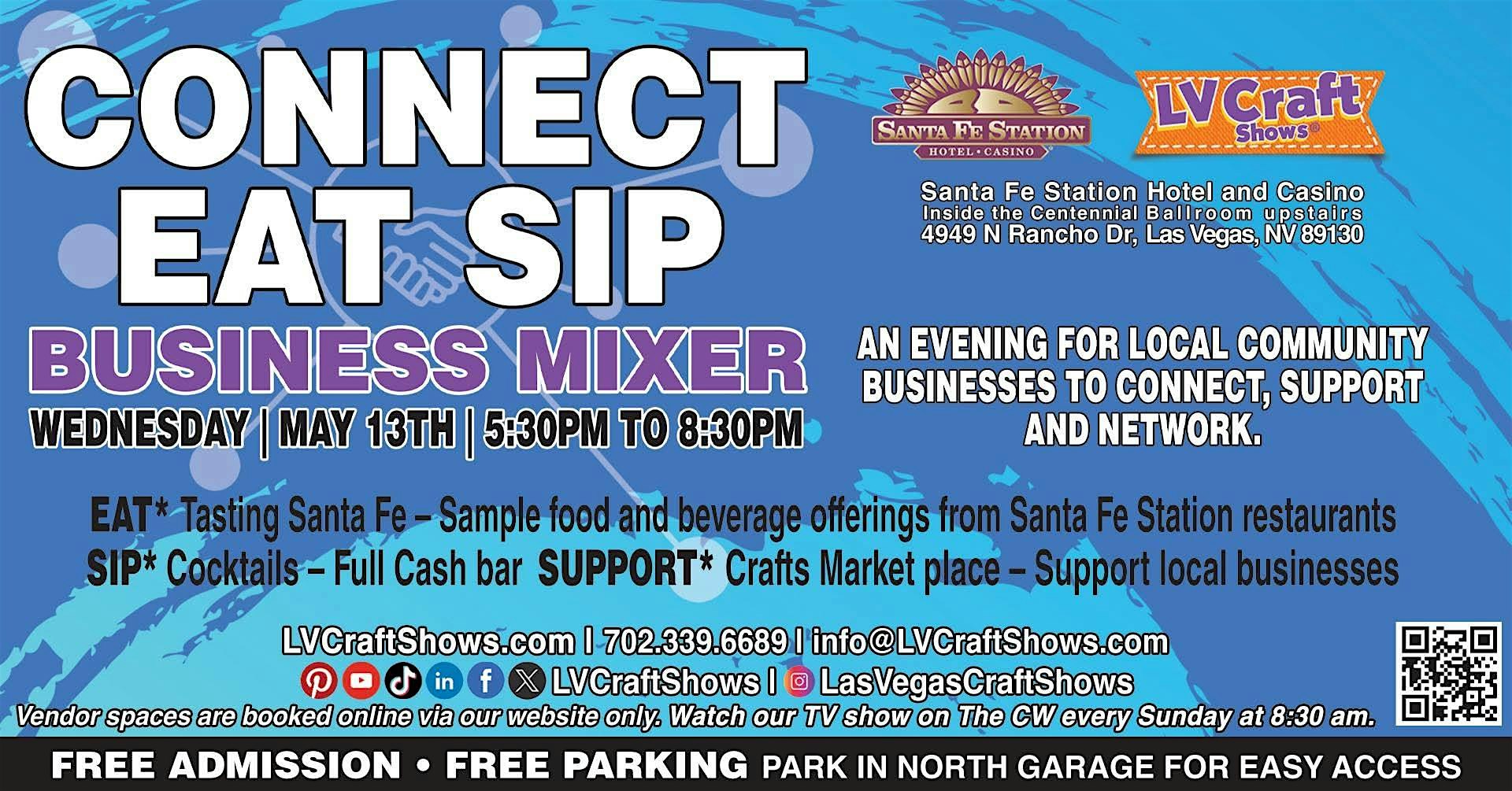 Connect, Eat, Sip Business Mixer 1
