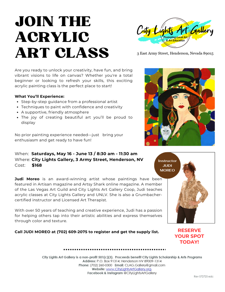 Acrylic Art Class with Judi Moreo 7