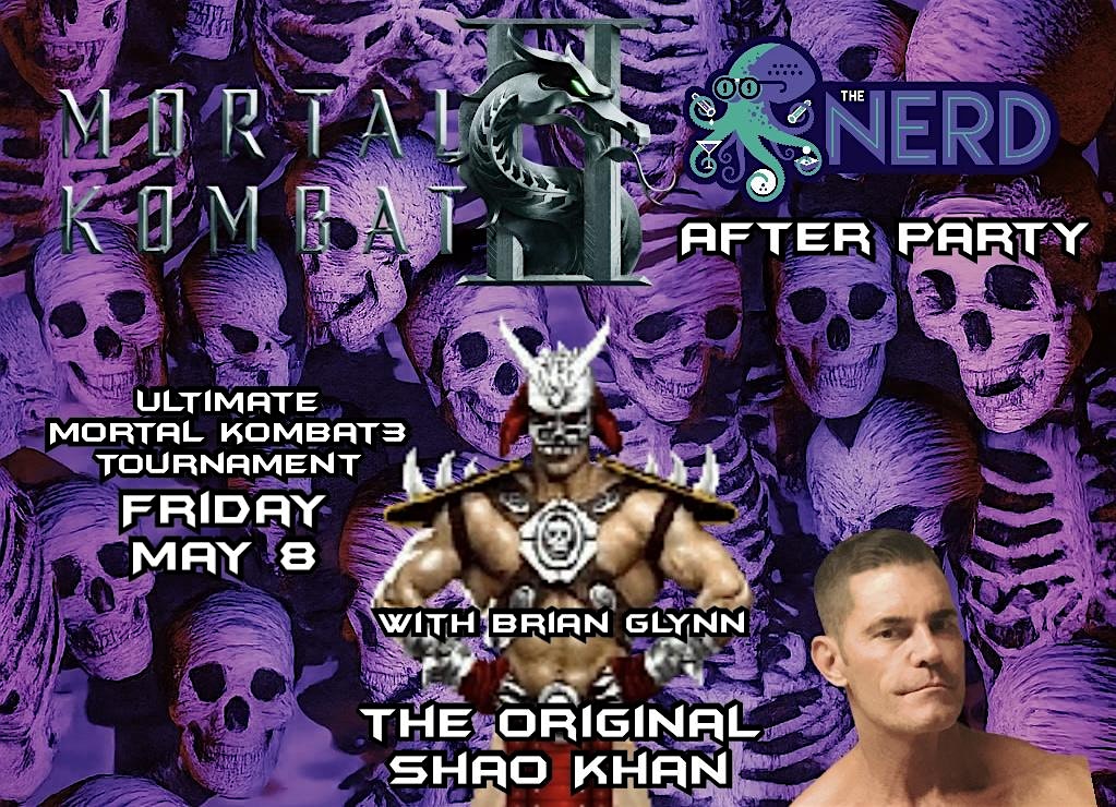 Mortal Kombat II After Party at The Nerd with the original Shao Khan 13