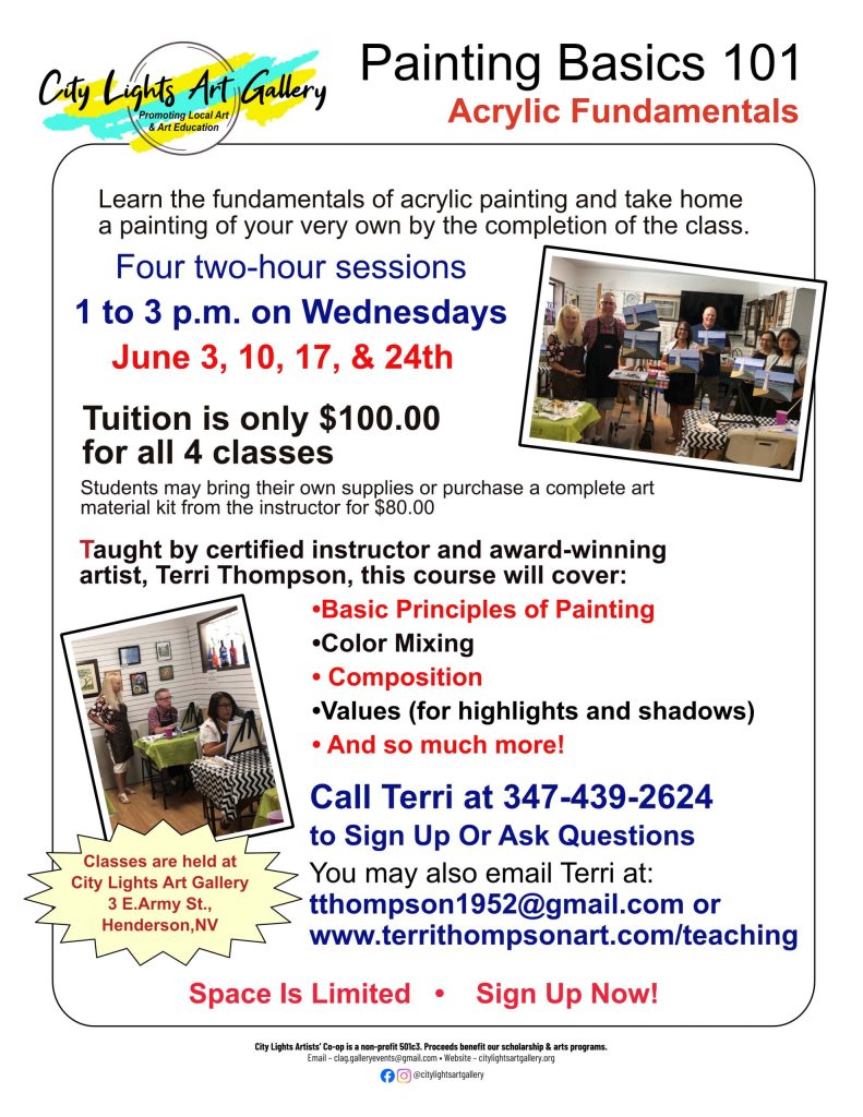 Painting Basics 101 with Terri Thompson 4