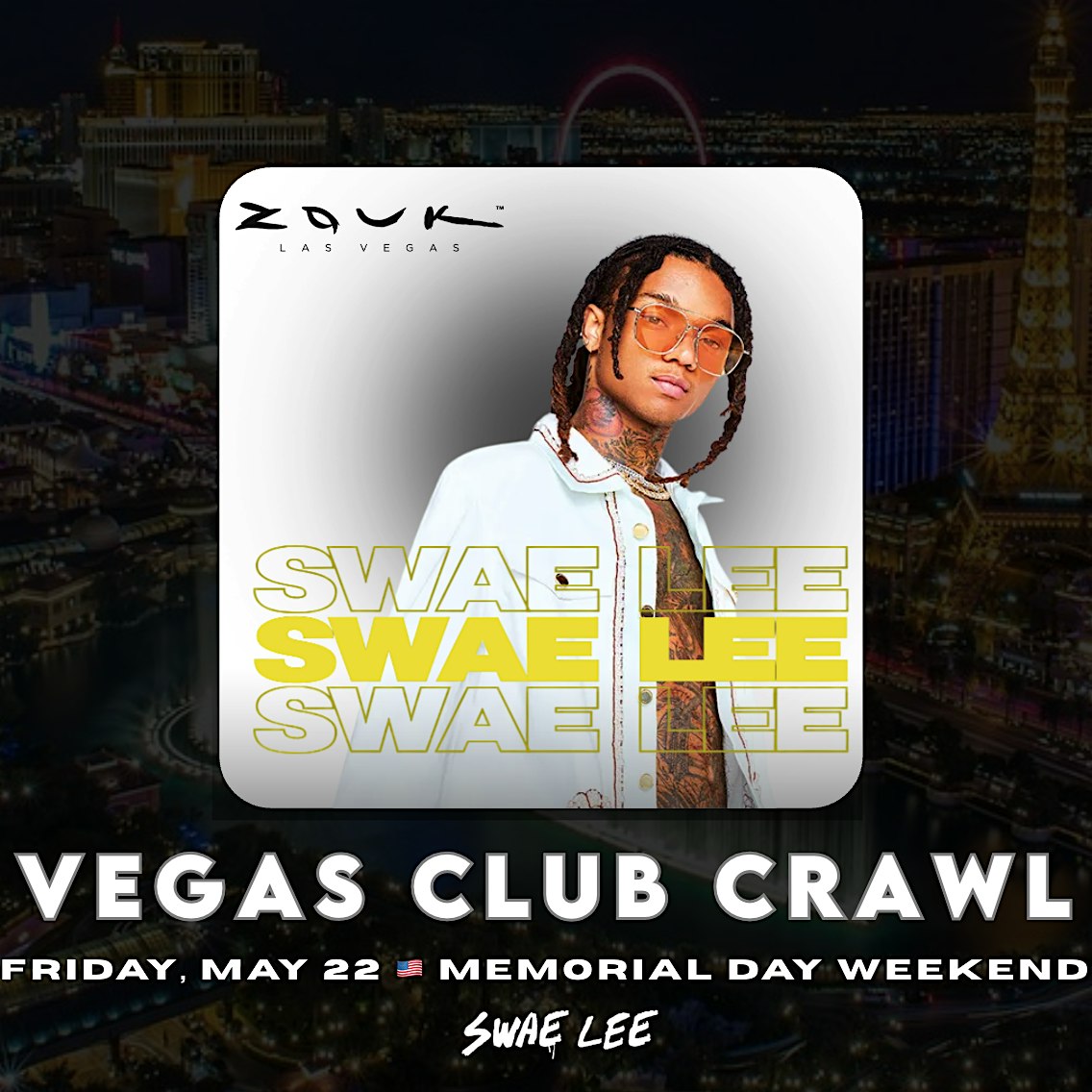 SWAE LEE on Las Vegas Party Bus Crawl - MDW 27