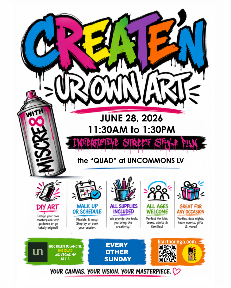 CREATE’N UR OWN ART with Lil Art Bodega 1
