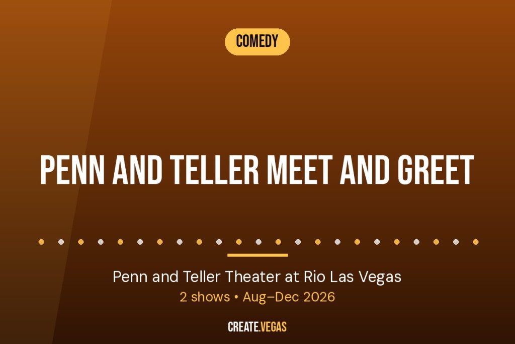 Penn and Teller Meet and Greet 3