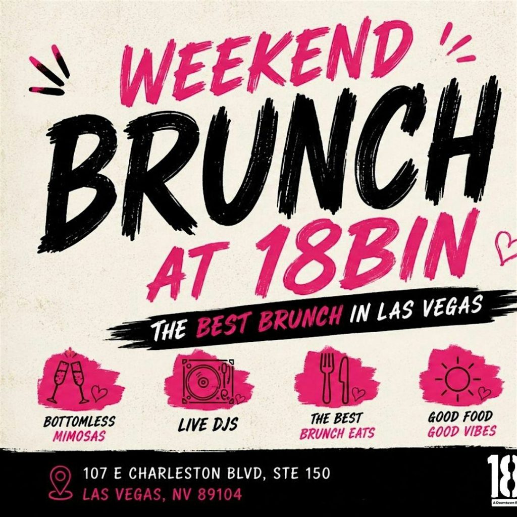 Friday Brunch at 18bin | Bottomless Mimosas, Live DJs & the Best Brunch 4