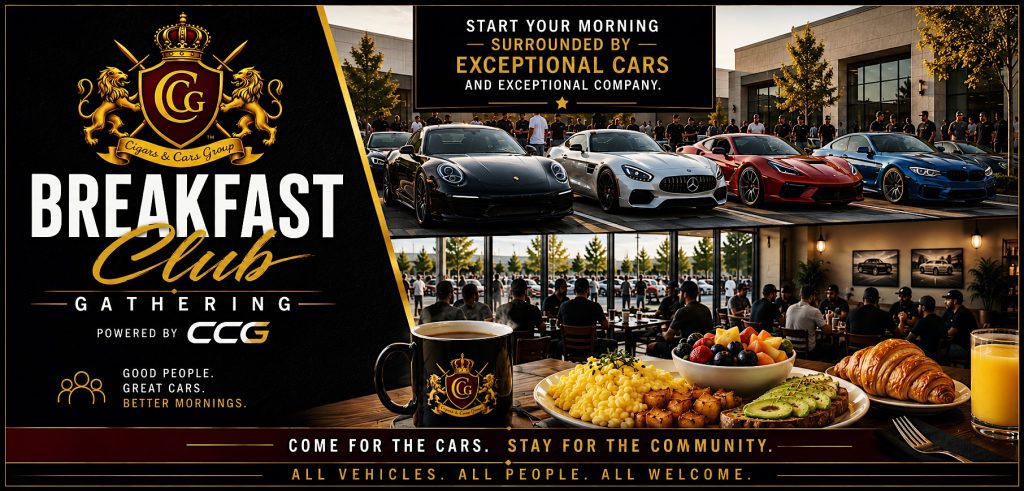 The Breakfast Club for Motorcar Enthusiast Powered By: CCG 5