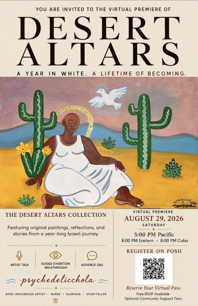 Desert Altars: A Iyawó’s Journey of Softness, Surrender & Spirit. 2