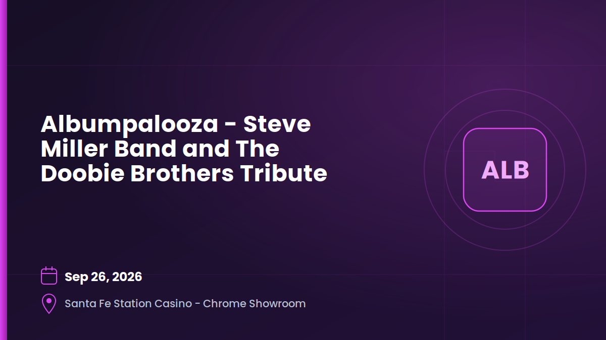 Albumpalooza - Steve Miller Band and The Doobie Brothers Tribute 72