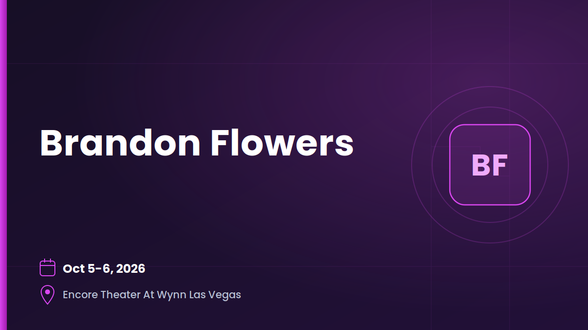Brandon Flowers 22