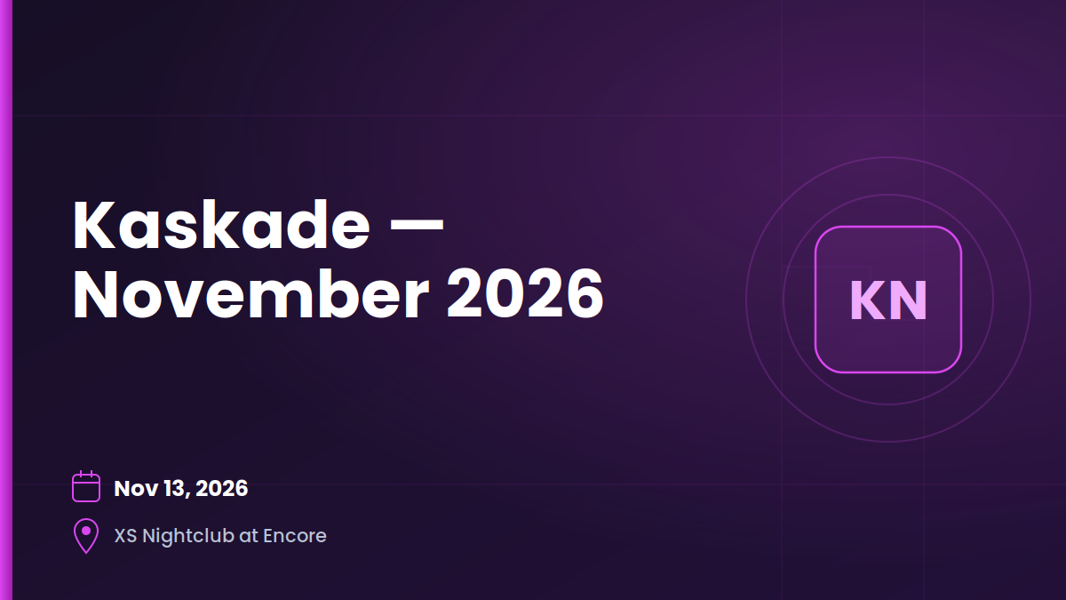 Kaskade — November 2026 1