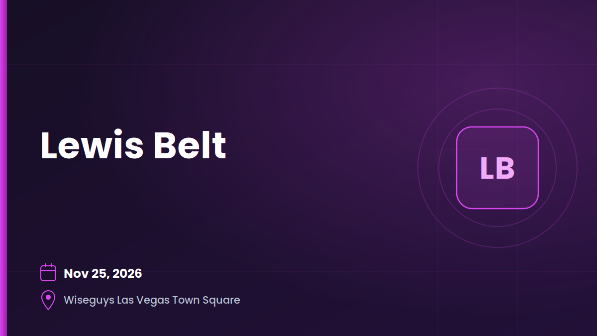 Lewis Belt 1 Lewis Belt 1