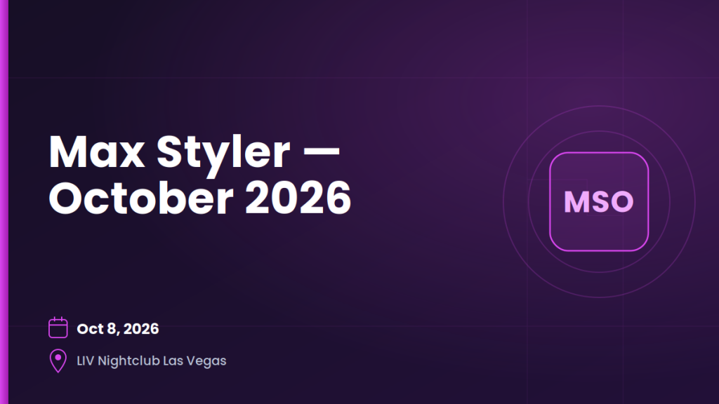 Max Styler — October 2026 4