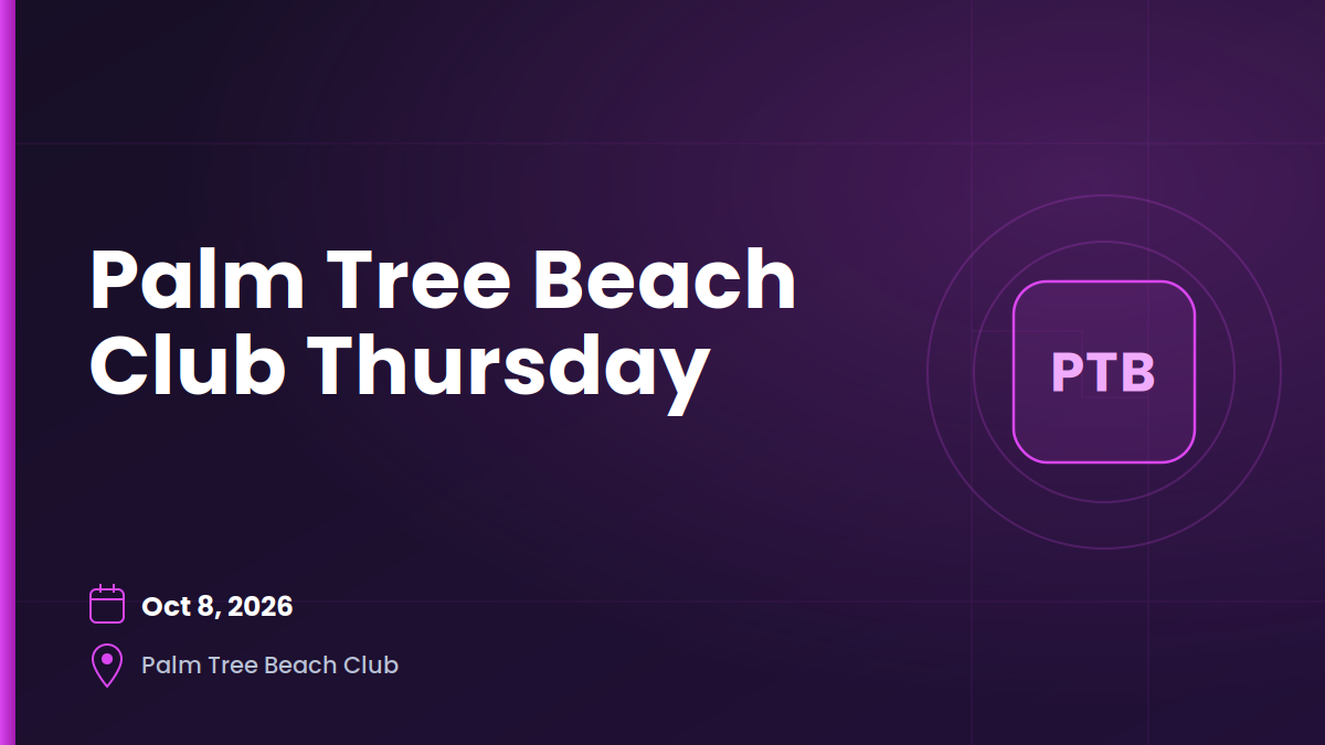 Palm Tree Beach Club Thursday 1