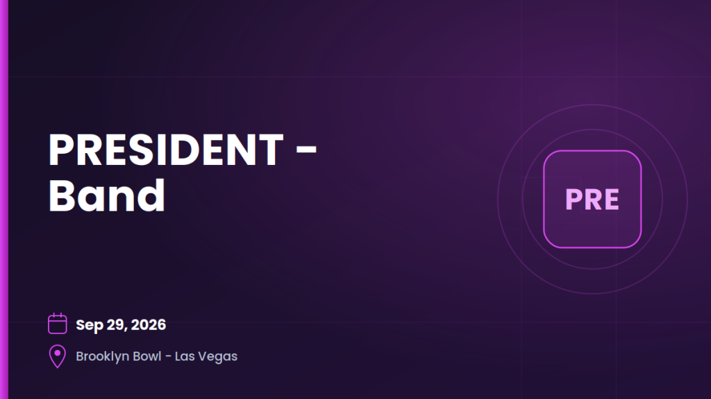 PRESIDENT - Band 3