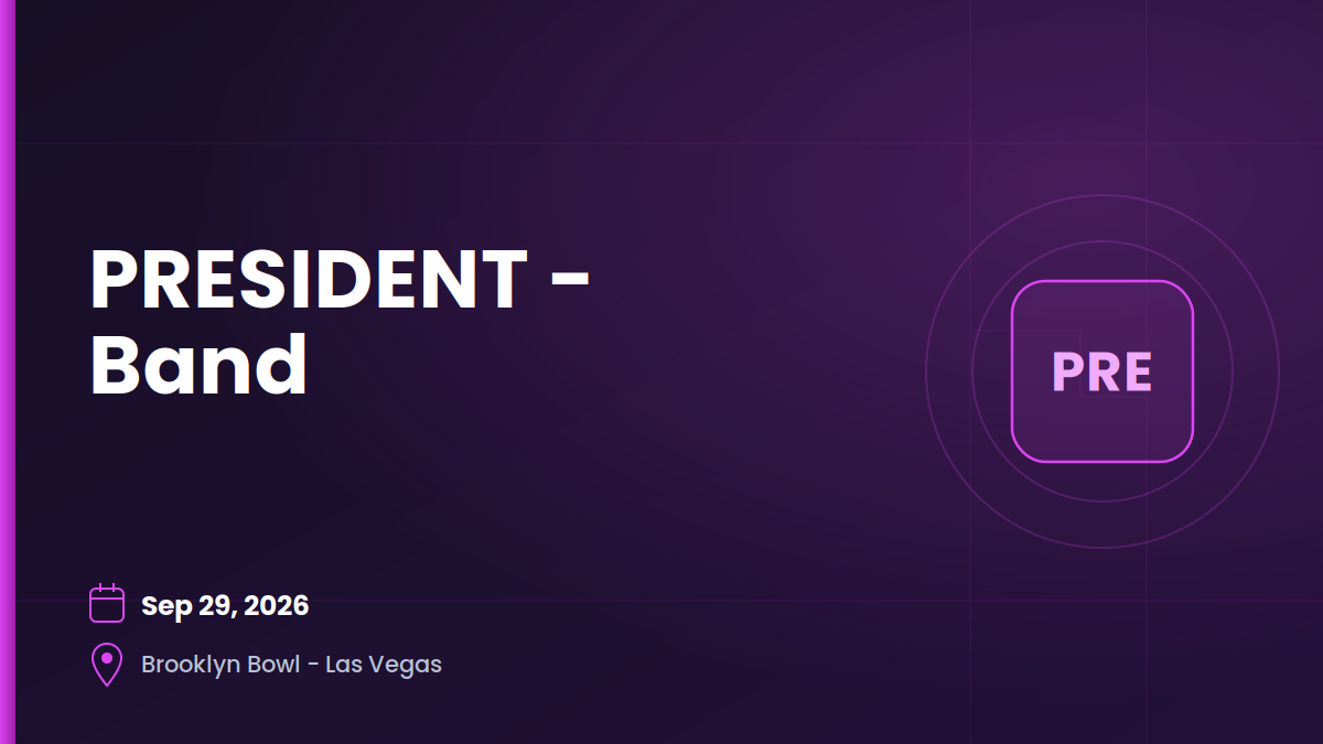 PRESIDENT - Band 72