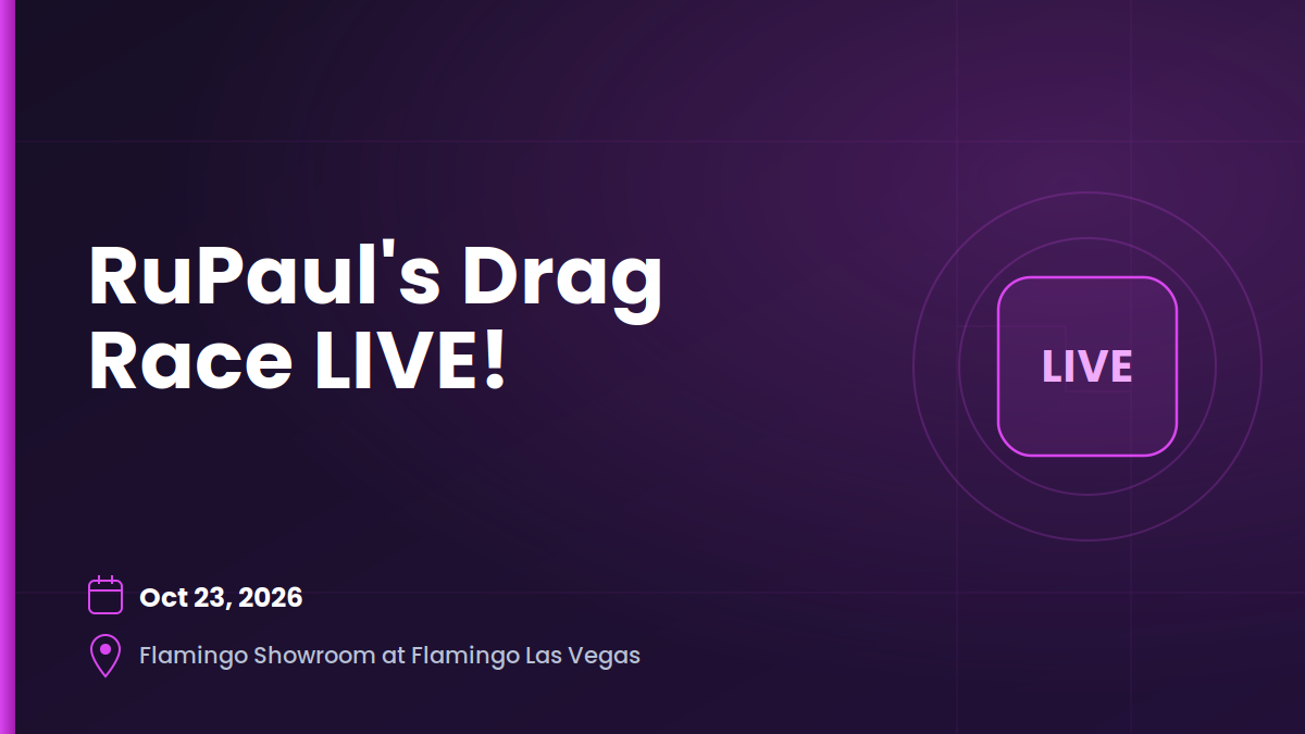 RuPaul's Drag Race LIVE! 1 RuPaul's Drag Race LIVE! 1
