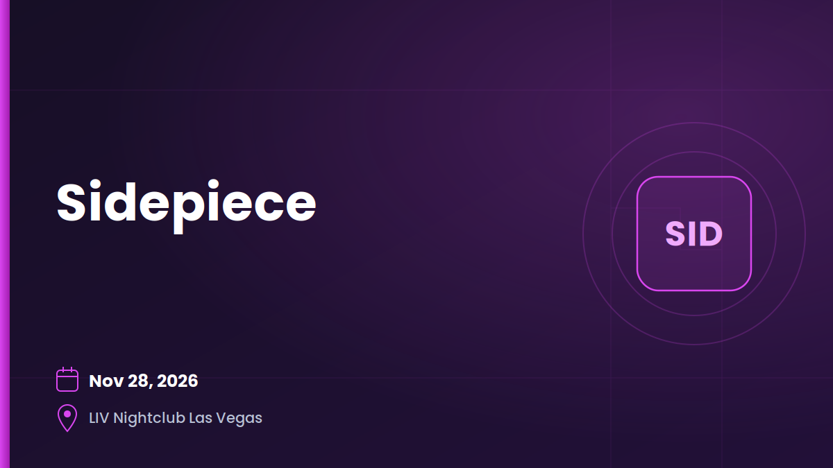 Sidepiece — November 28, 2026 1 Sidepiece — November 28, 2026 1