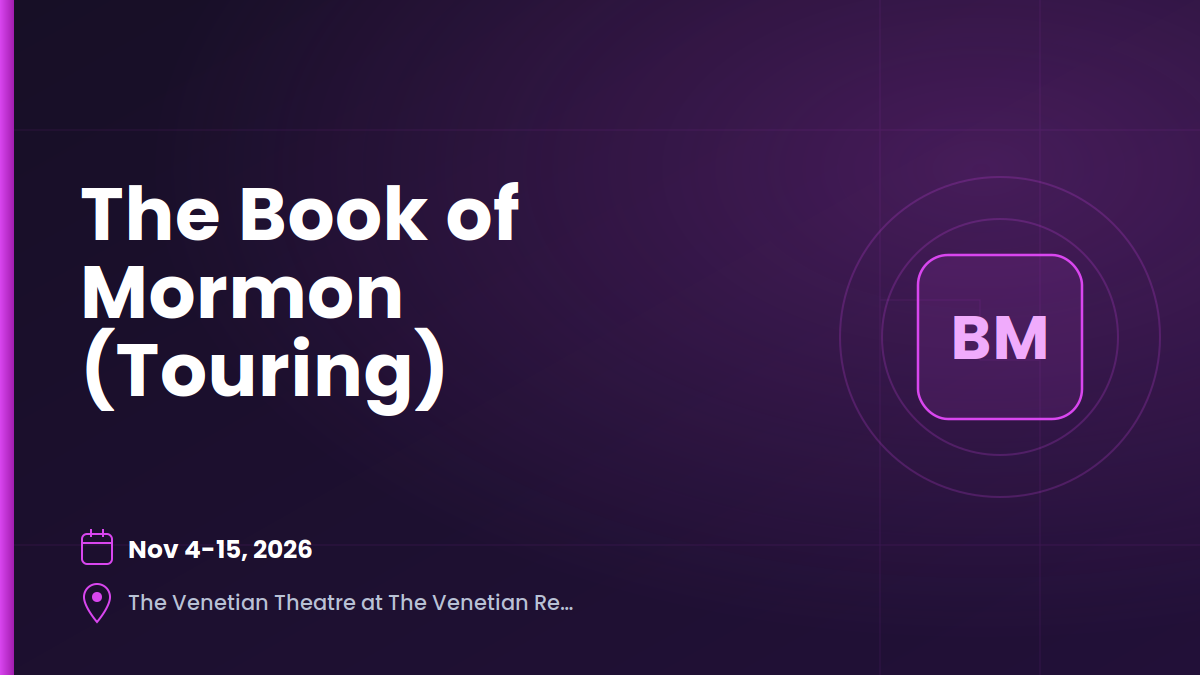 The Book of Mormon (Touring) 1