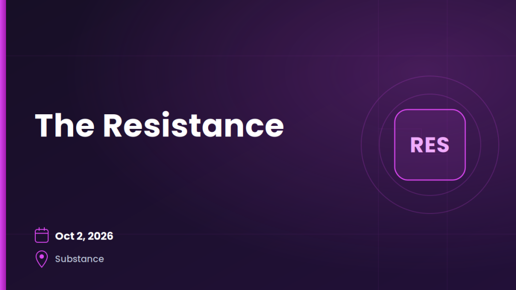 The Resistance 1 The Resistance 1