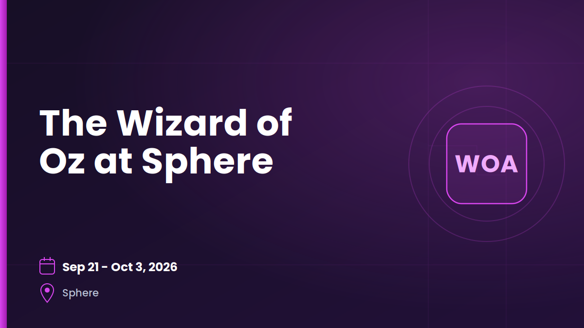 The Wizard of Oz at Sphere 1