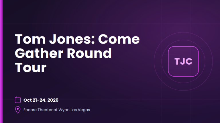 Tom Jones: Come Gather Round Tour