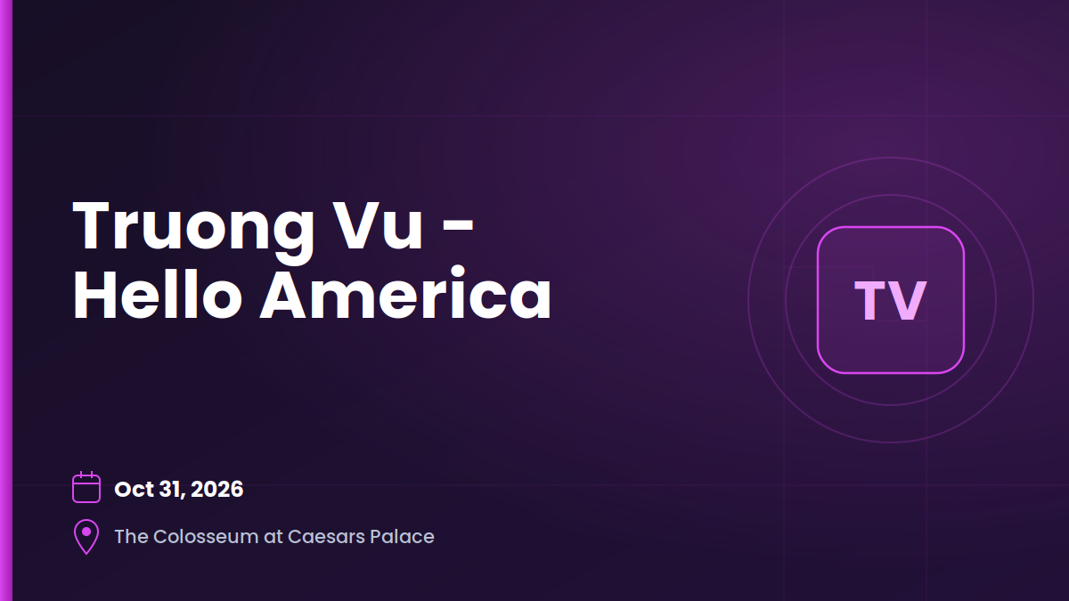 Truong Vu - Hello America 1 Truong Vu - Hello America 1