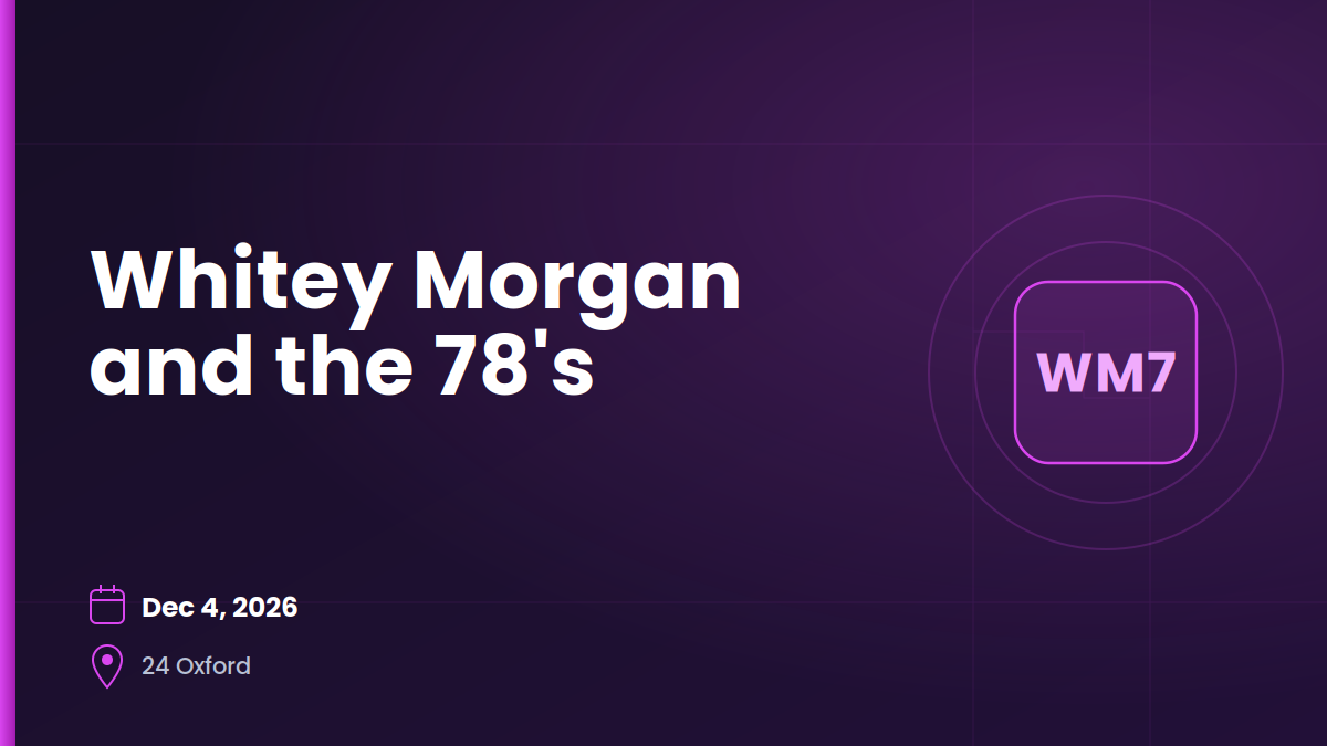 Whitey Morgan and the 78's 1