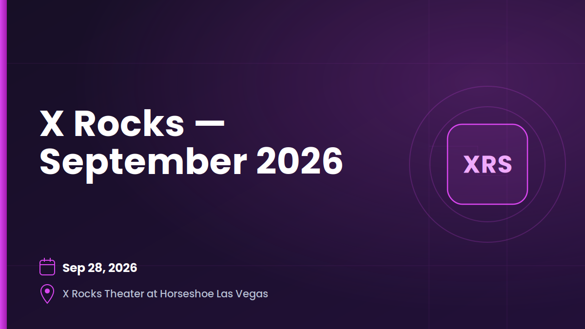 X Rocks — September 28, 2026 1