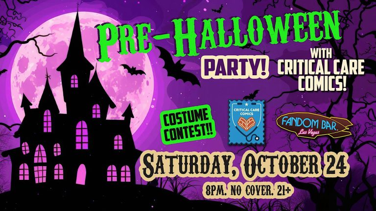 Pre-Halloween & Costume Contest with Critical Care Comics!