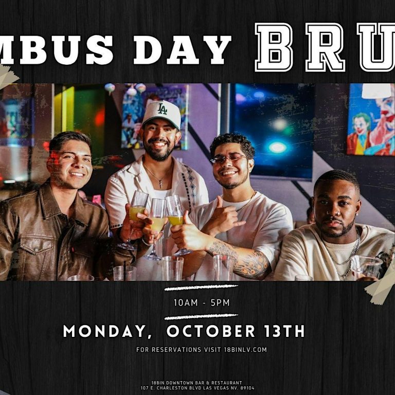 Columbus Day Brunch at 18bin | Bottomless Mimosas + Live DJ in Las Vegas