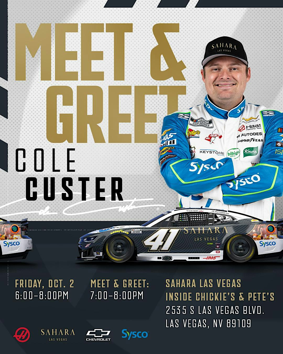 Meet & Greet with HAAS Factory Team's Cole Custer at SAHARA Las Vegas 17